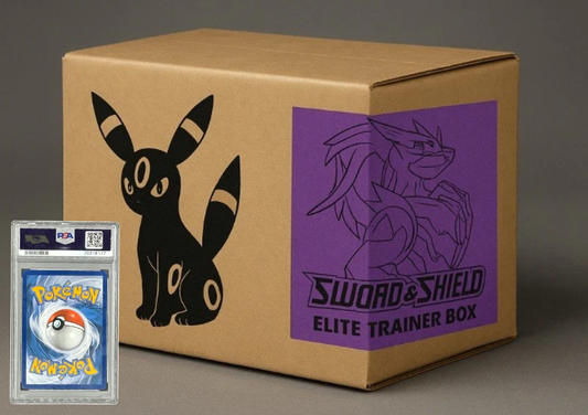 Sword & Shield Mixed PokéBox (Contains 1 ETB and 1 PSA 10 Graded Slab)