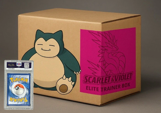Scarlet & Violet Mixed PokéBox (Contains 1 ETB and 1 PSA 10 Graded Slab)